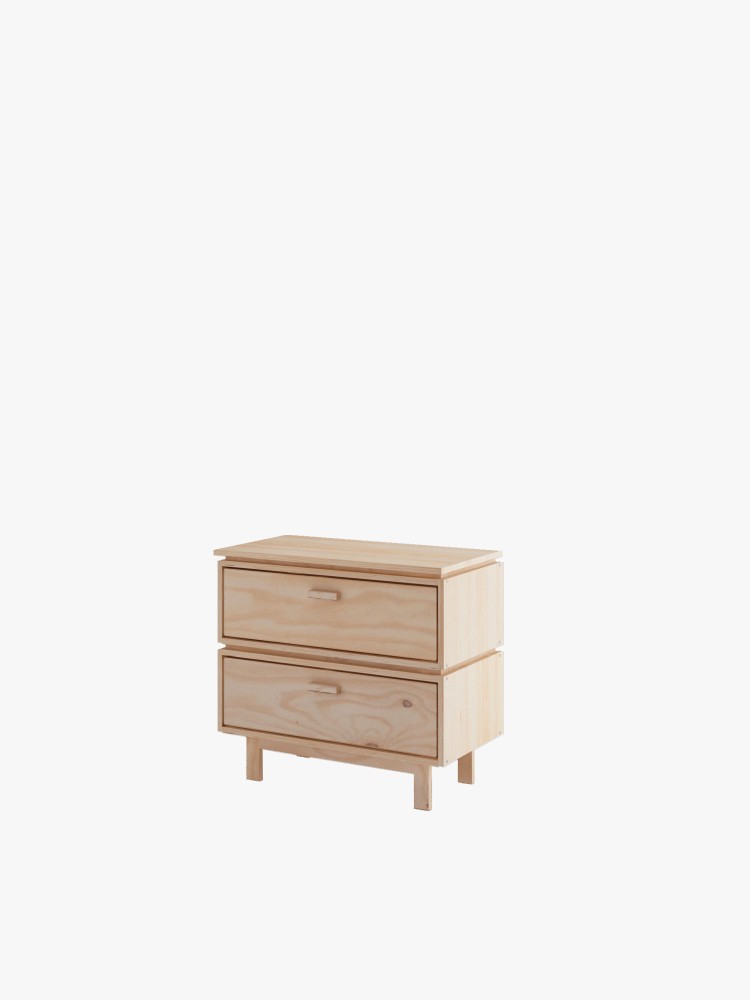 AIKA cómoda com 2 gavetas
