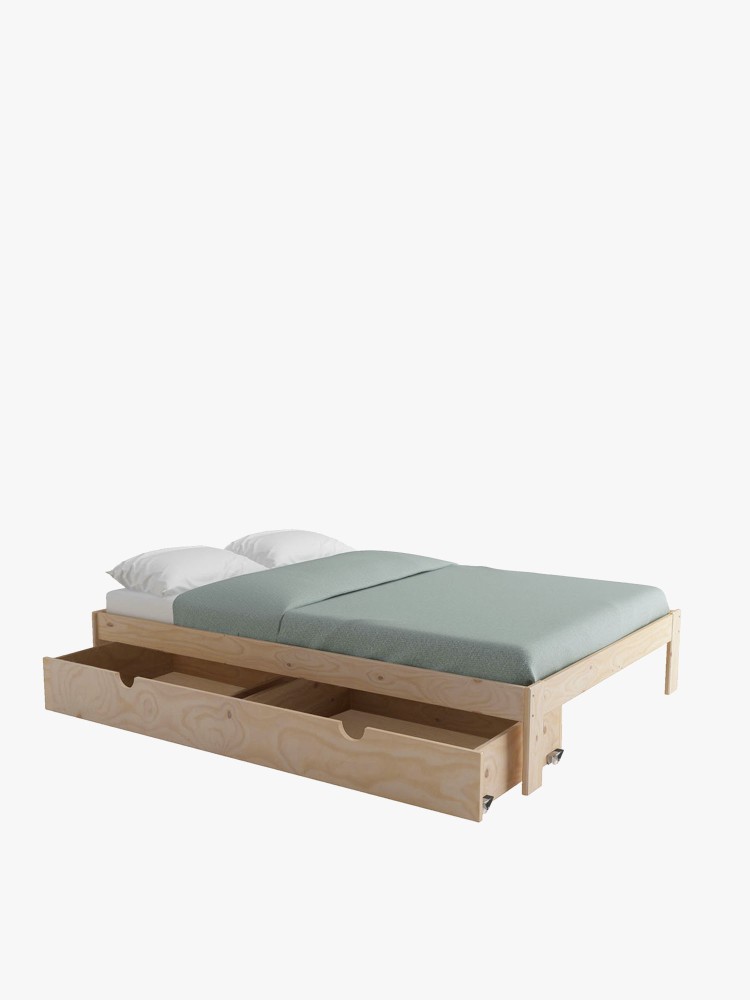 BASO cama doble 135 con 1 cajón