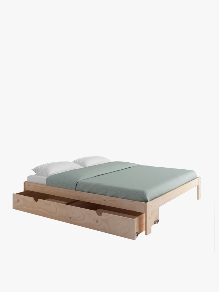 BASO cama de casal 180 com 1 gaveta de arrumação