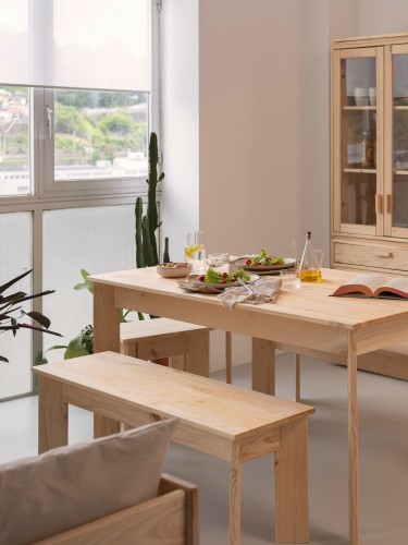 Banco de madera 120X35 BATU | LUFE