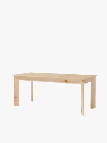 Table à salle à manger en bois 180X80 BATU | LUFE