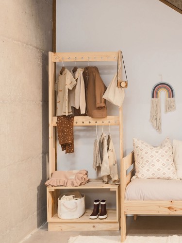 Stand appendiabiti Montessori per bambini | LUFE