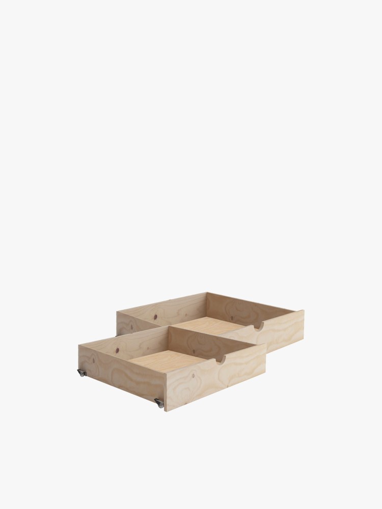 DUT 2 tiroirs de rangement profondeur 65