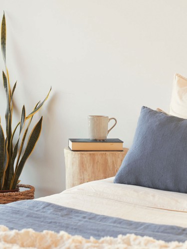 Tronco de madera natural con ruedas | LUFE