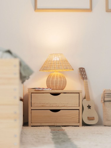 GAU Table de chevet chevet à deux tiroirs | LUFE