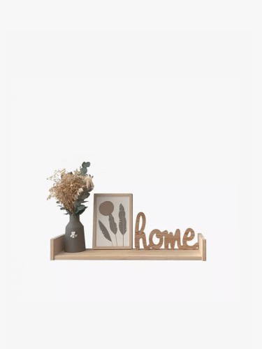 Estantería de pared de madera 84X21 cm | LUFE
