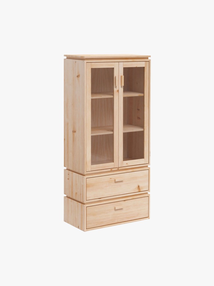 LIBE vitrina com 2 gavetas