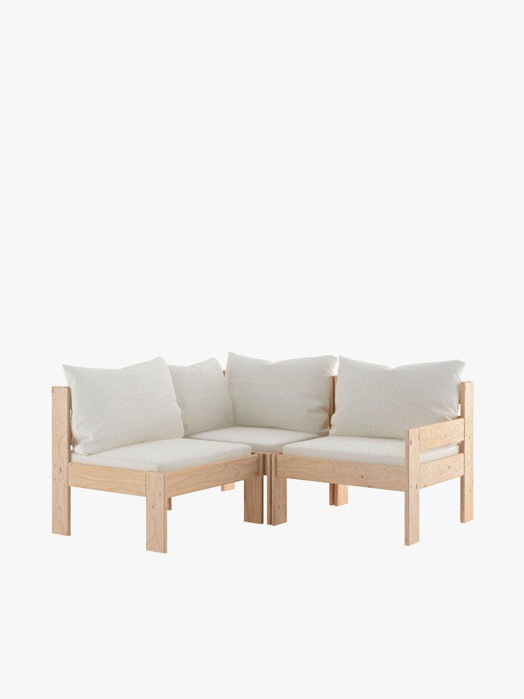 OREKA conjunto sofá modular 3 lugares