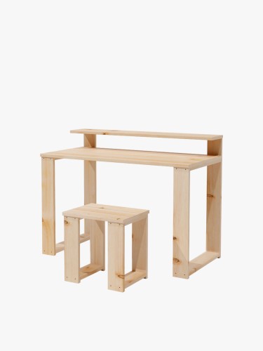 Set de bureau et banc 120 cm | LUFE