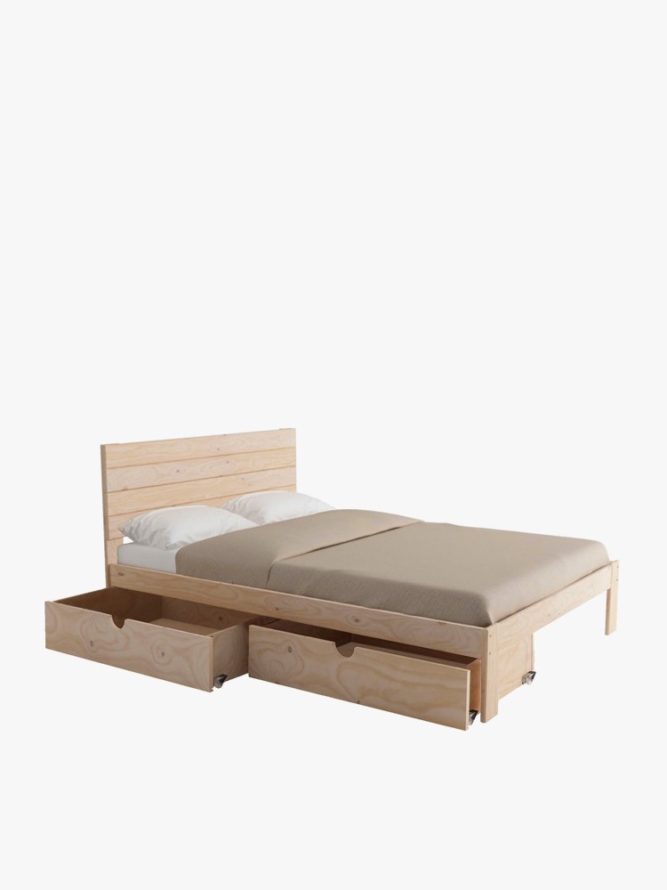 TESTA cama doble 140 con 2 cajones