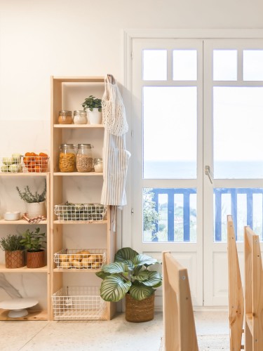 Estante em cubos 6 prateleiras de madeira | LUFE