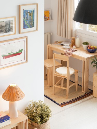 Tavolo da studio o da pranzo in legno 120 cm | LUFE