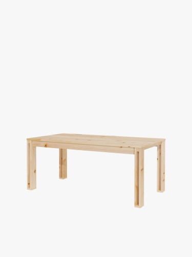 Mesa de refeição 8 lugares em madeira 180x88 cm| LUFE