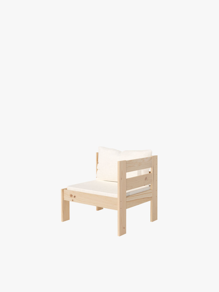 OREKA sillón modular con brazo izquierdo