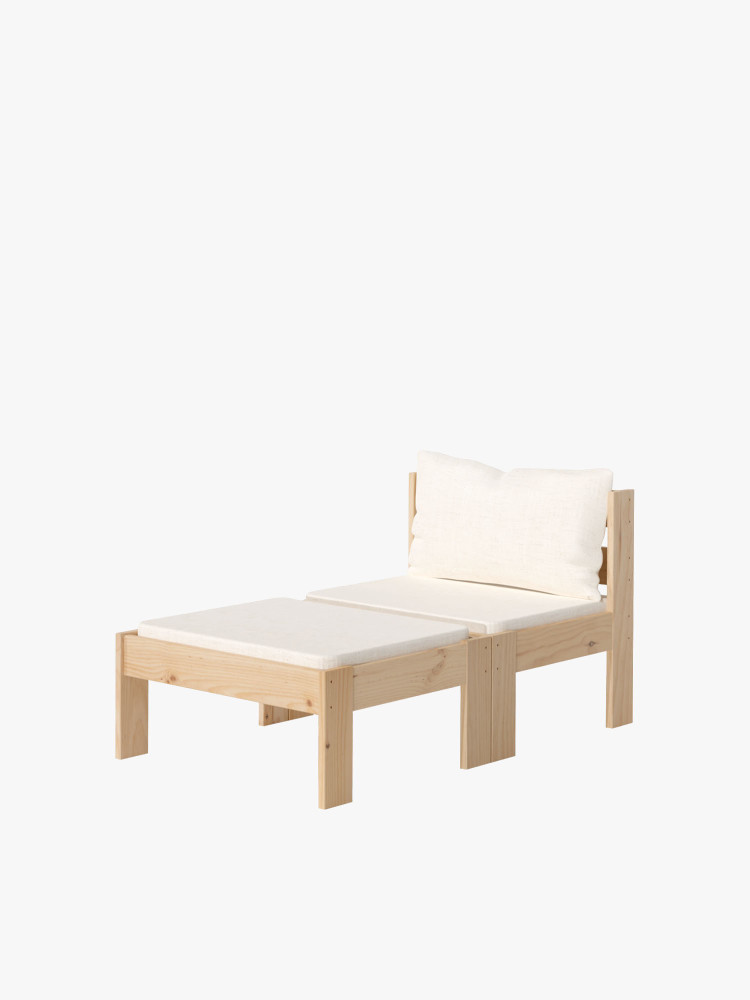 OREKA conjunto modular chaise longue para exterior