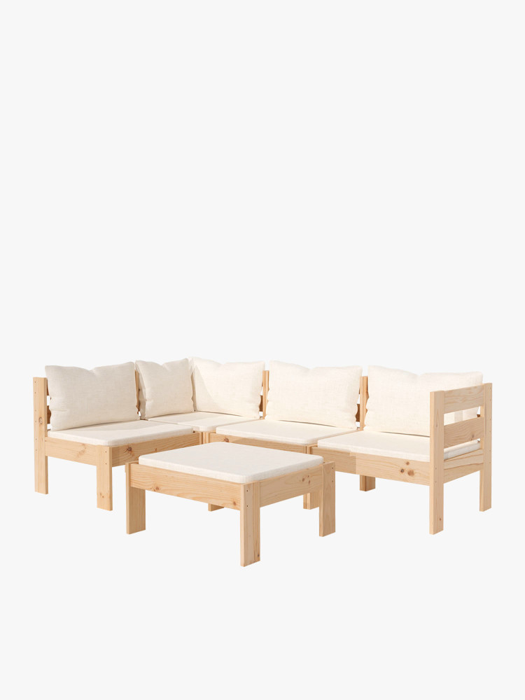 OREKA conjunto sofá modular esquinero para exterior