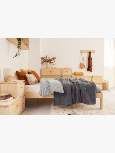 Table de chevet escalier en bois avec deux hauteurs LIBE | LUFE