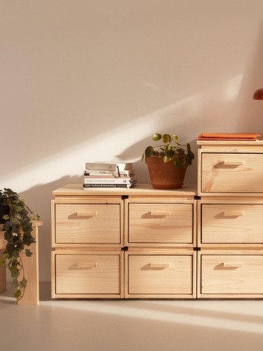 Meuble classeur avec 4 tiroirs LIBE | LUFE