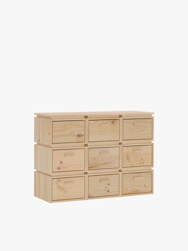 Mueble archivador con 9 cajones LIBE | LUFE