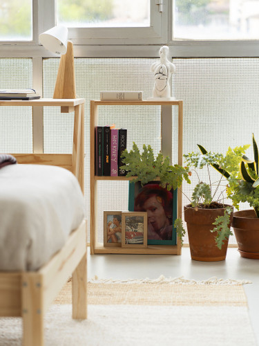 Étagère cube à 3 tablettes en bois | LUFE