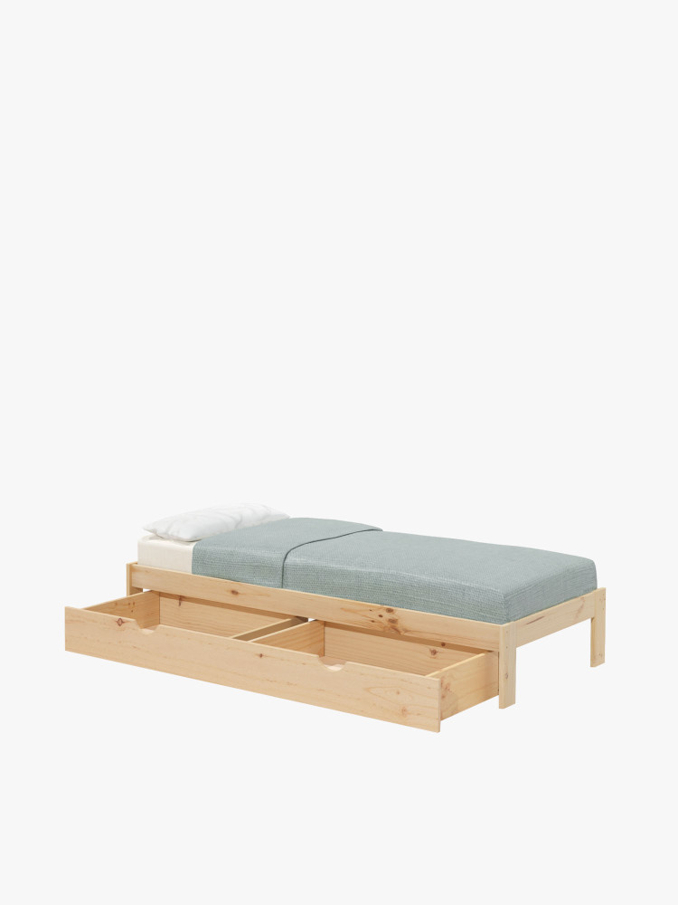 BASO letto singolo 80 con contenitore