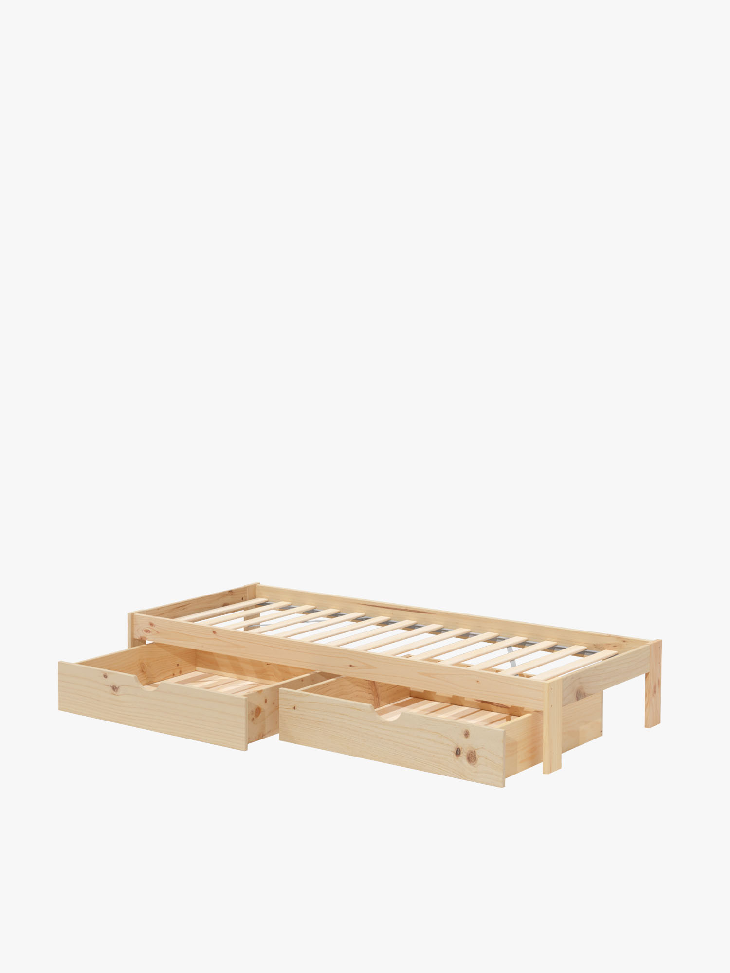 Lit simple BASO de 90 avec tiroirs | LUFE