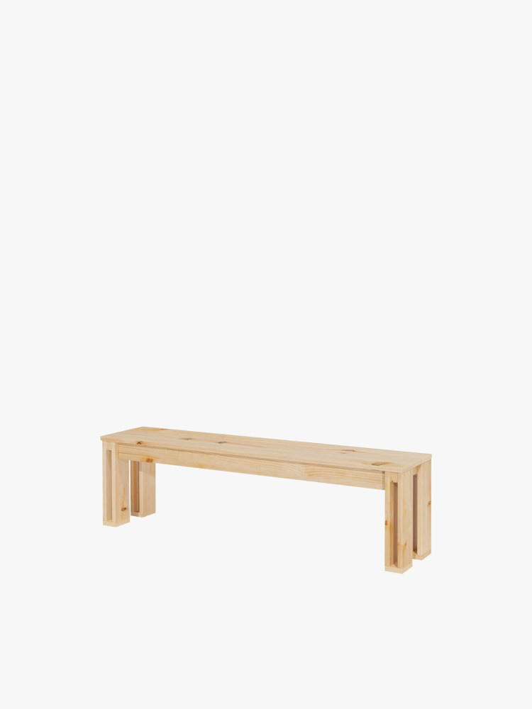 ARINA banco de madera 160x33