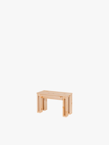 Panca in legno massello da 70 cm | LUFE