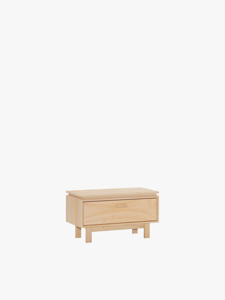AIKA mesa de cabeceira com gaveta 78x44