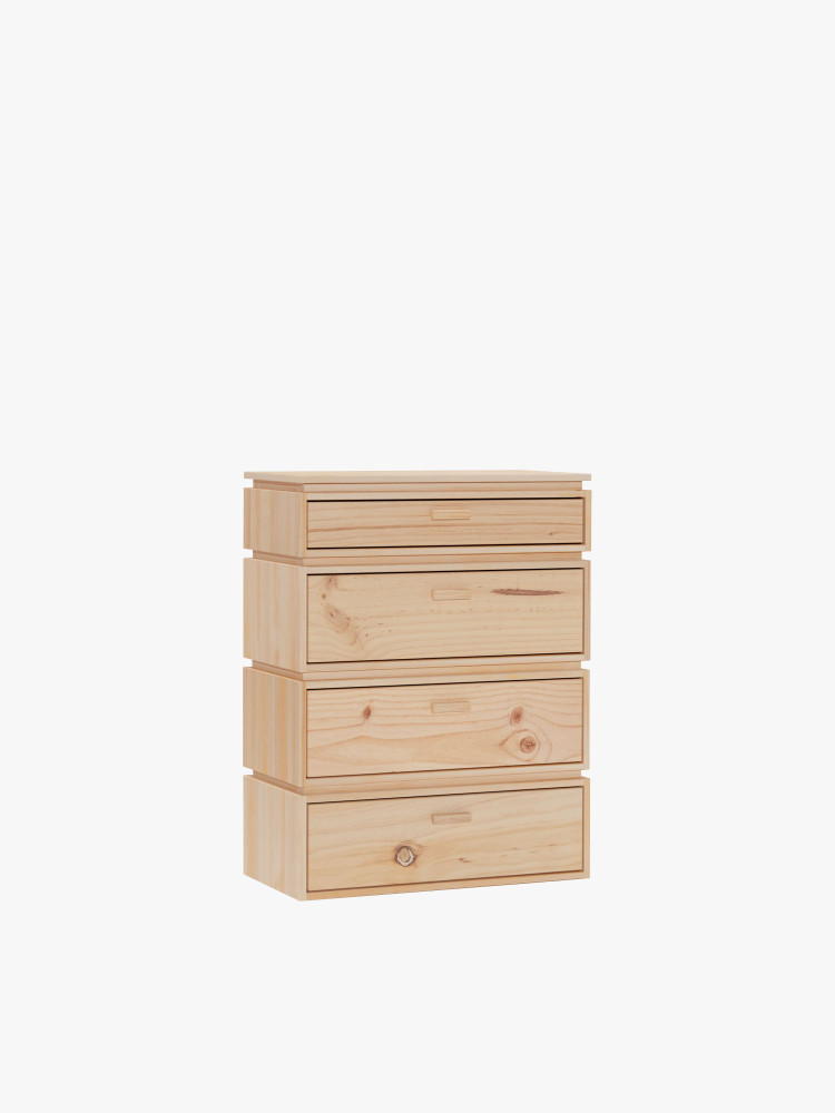 LIBE commode avec 4 tiroirs 78x105