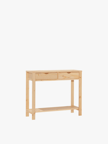 Console d'entrée en bois de pin | LUFE