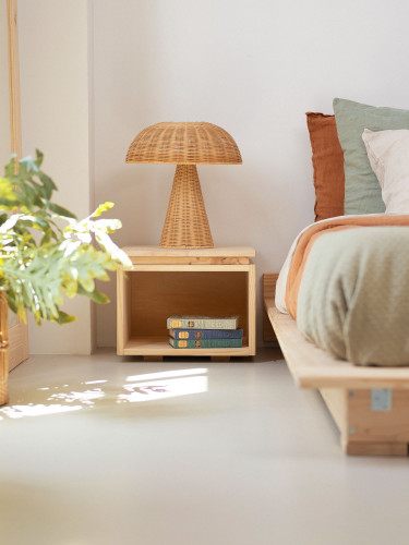 Module creux en bois naturel 39x30 | LUFE