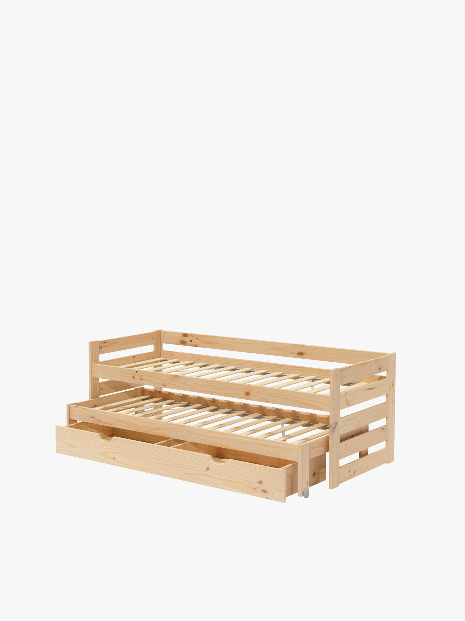 Cama nido compacta 80 con cajón | LUFE