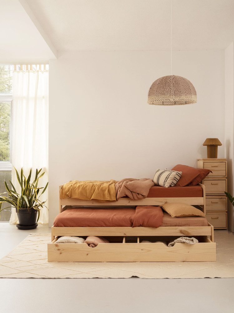 Cama nido compacta 80 con cajón | LUFE 2