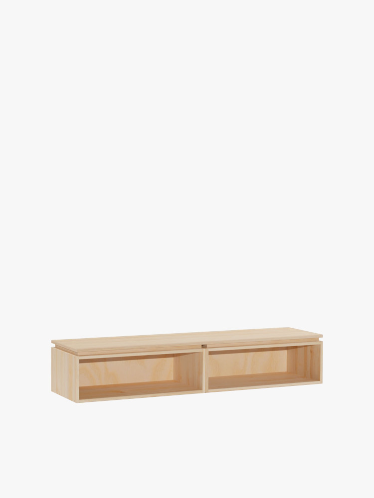 LIBE móvel TV com módulos abertos 157x32