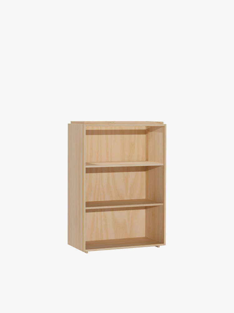 Módulo estantería de madera natural | LUFE