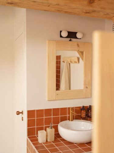 NINAO miroir mural avec cadre en bois | LUFE