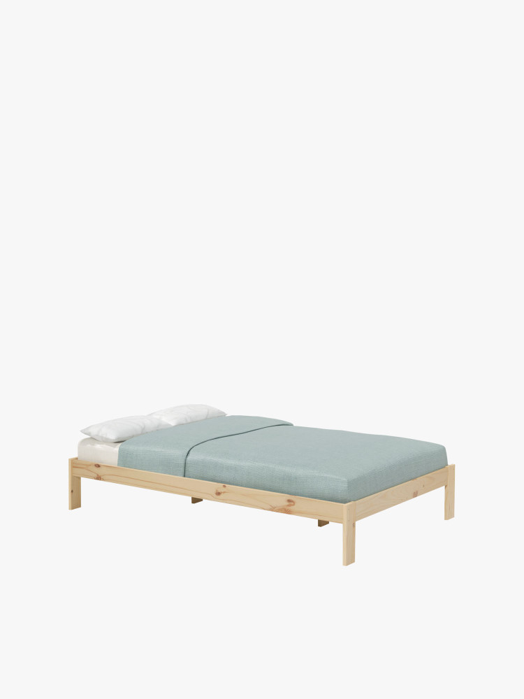 Letto da una piazza e mezza BASO 135 cm in legno | LUFE