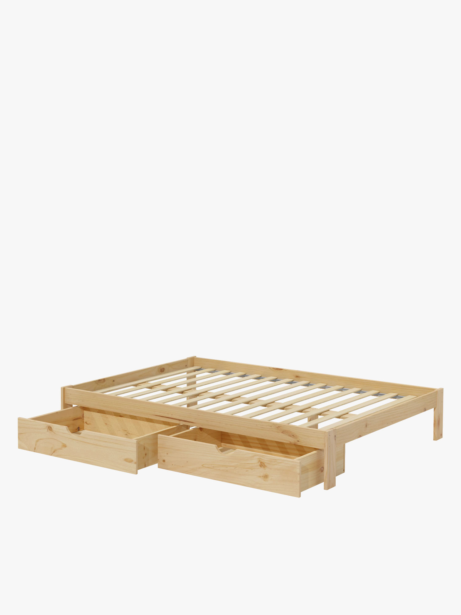 Cama BASO de casal de 150 cm com gavetas | LUFE