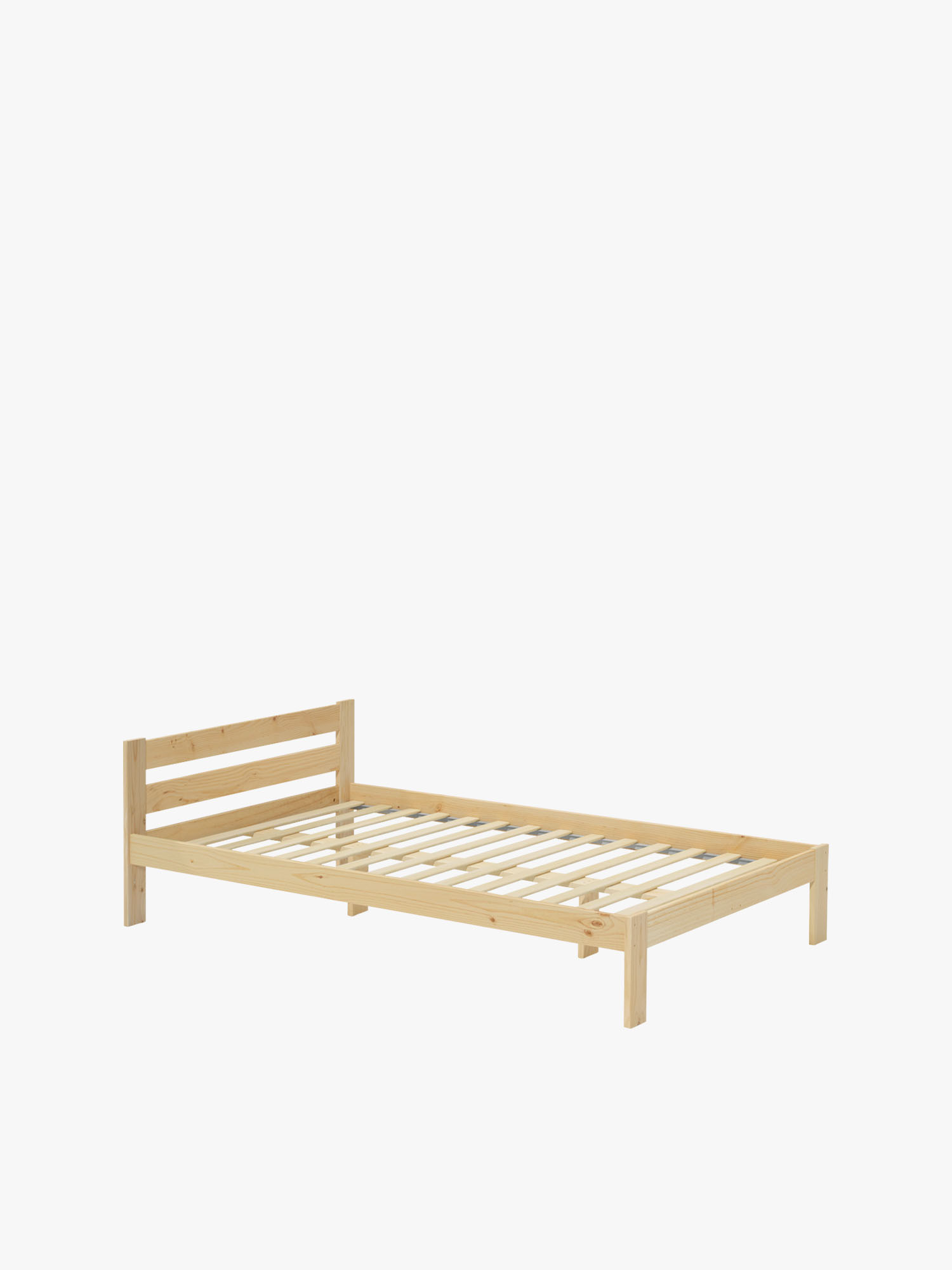 Lit double LORE 135 cm en bois | LUFE