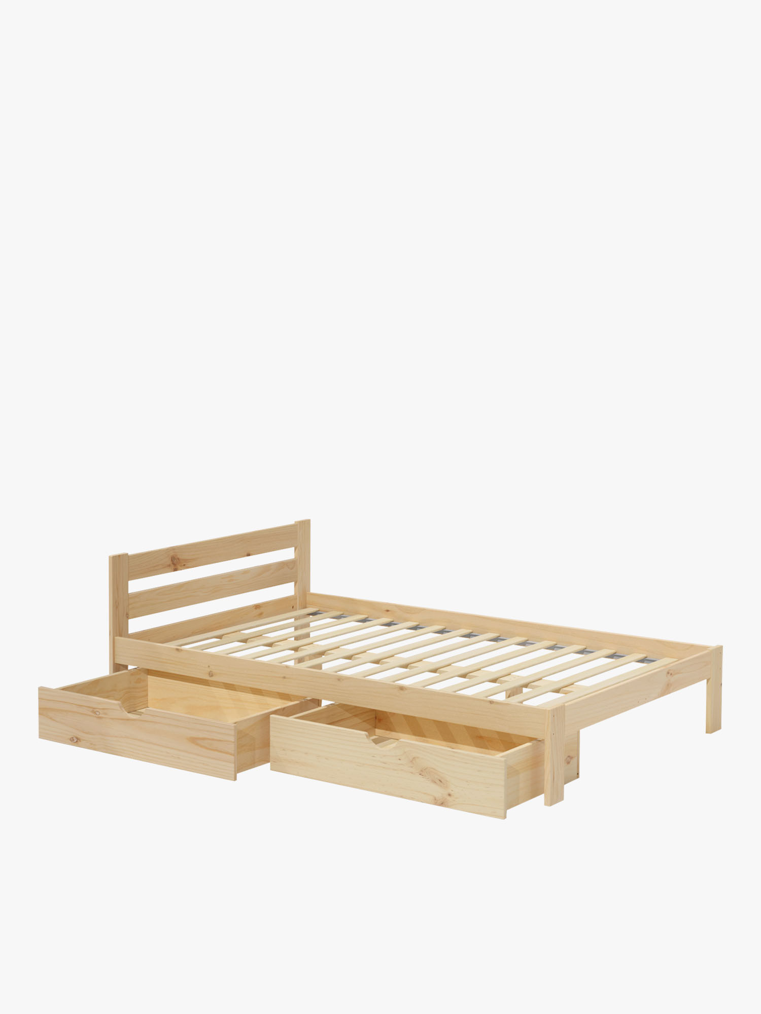 Cama LORE de casal de 140 cm com gavetas | LUFE