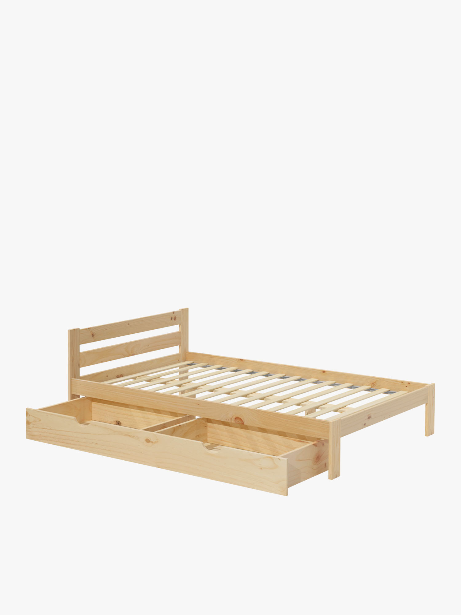 Cama doble LORE 135 cm con cajón | LUFE