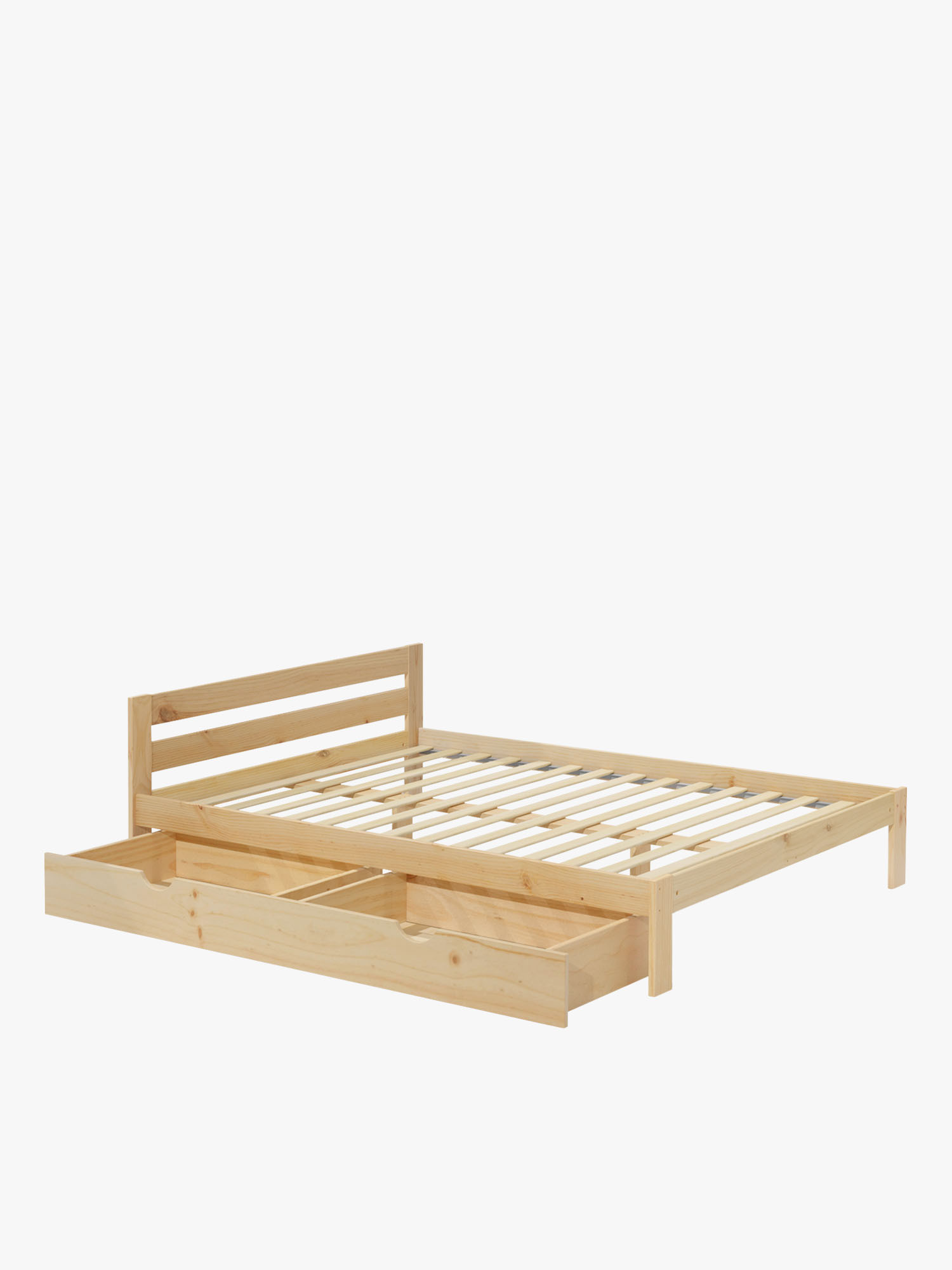 Cama LORE de casal de 180 cm com gaveta comprida | LUFE