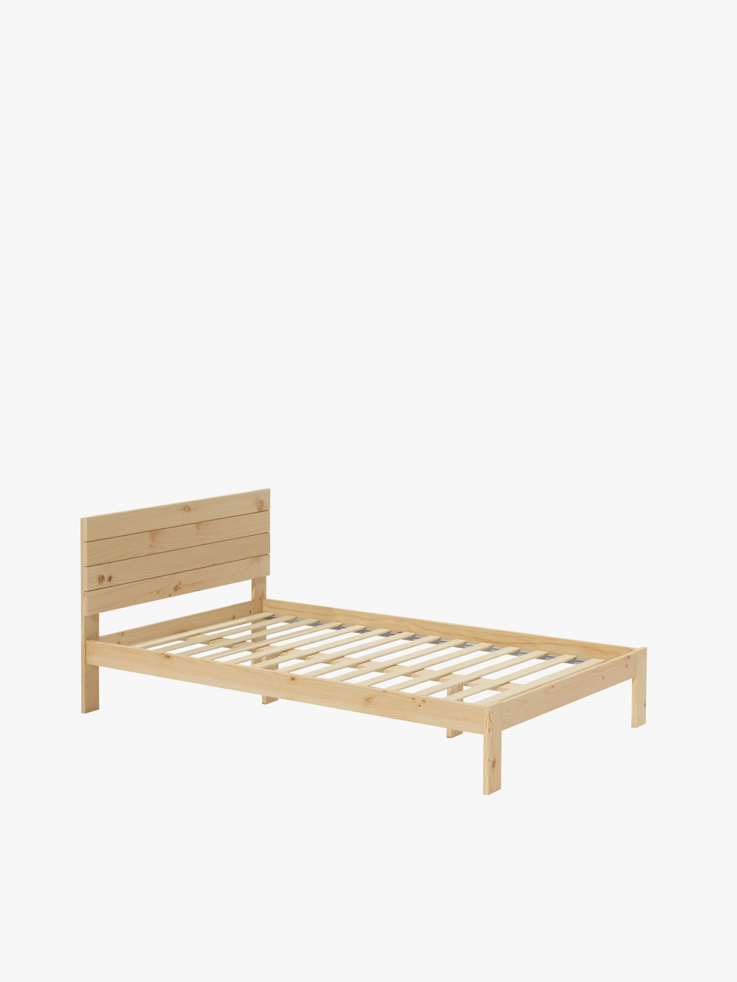 Cama TESTA de casal de 140 cm em madeira | LUFE