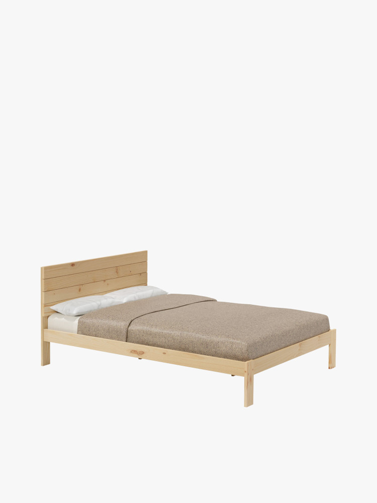 Cama doble TESTA 160 cm de madera | LUFE