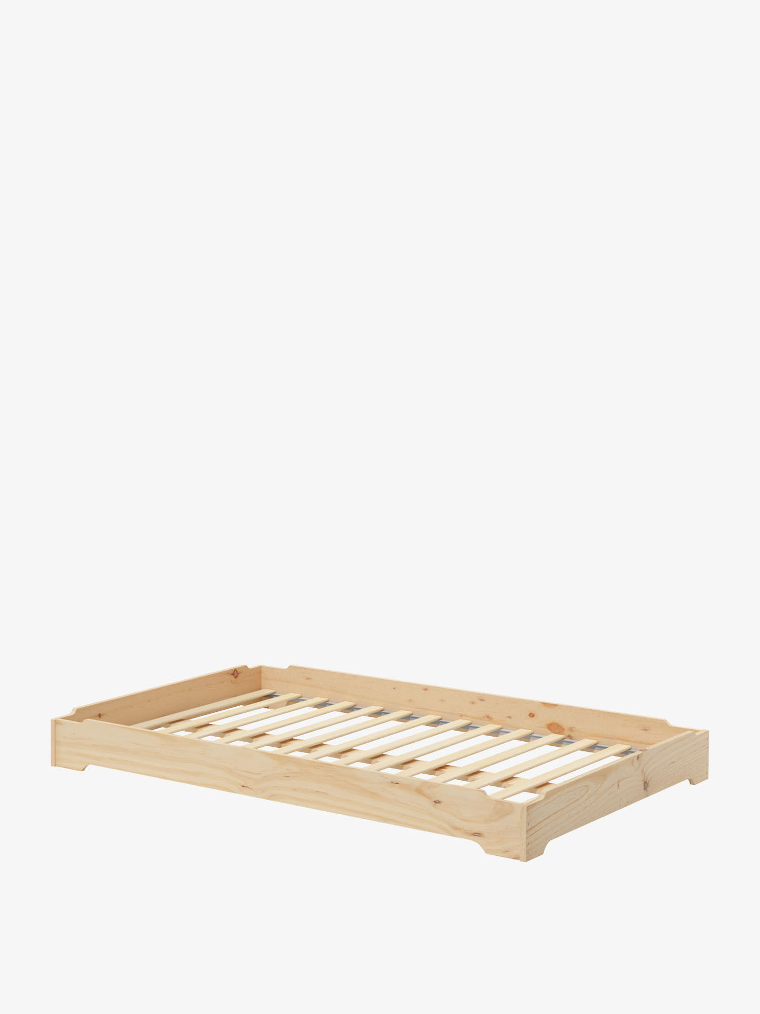 Cama MENDI de madera de suelo tipo futón 135 cm| LUFE