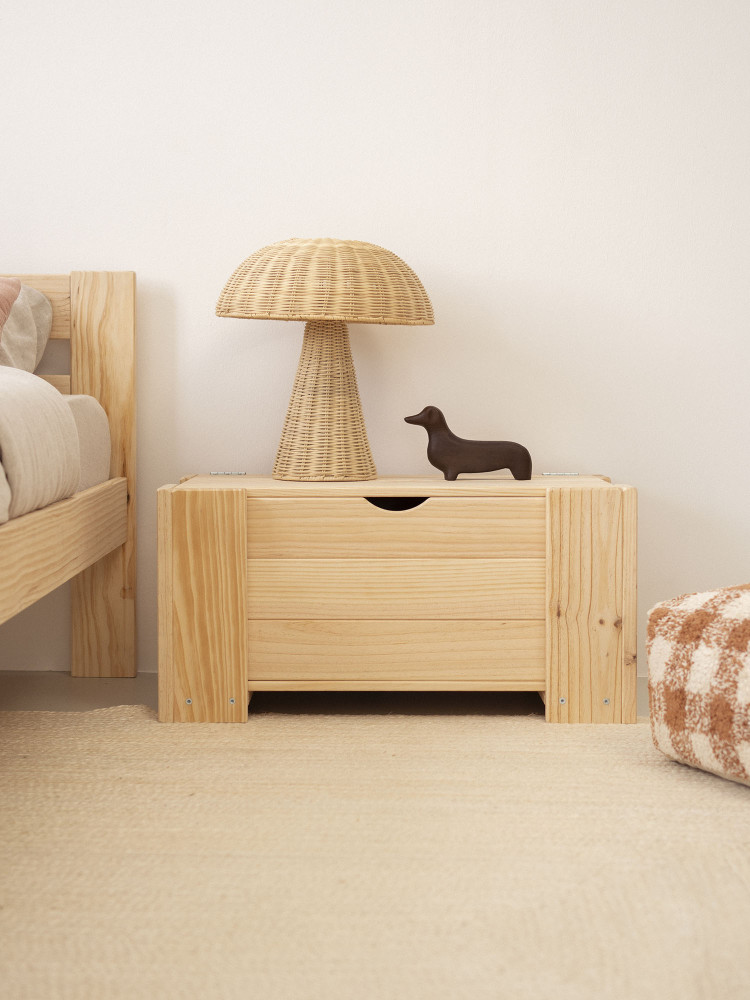 Baúl NINAO de 70 cm en madera | LUFE 2