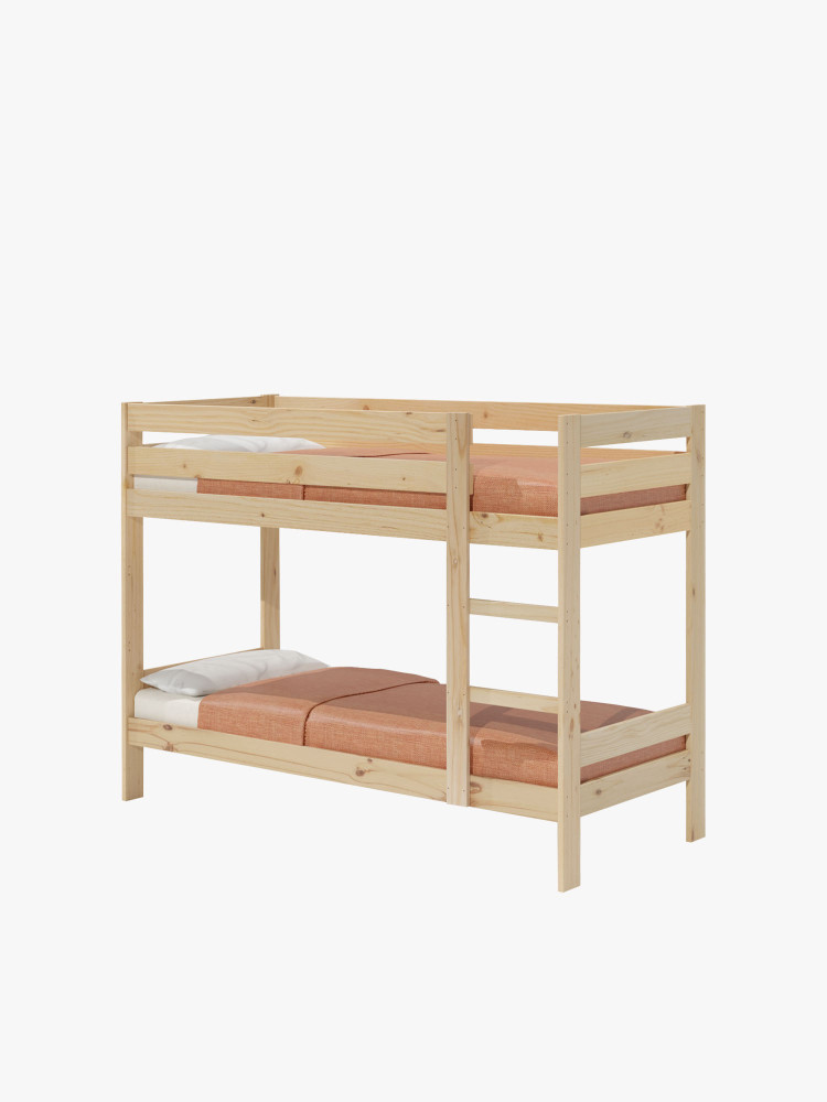Letto a castello in legno 90 cm | LUFE