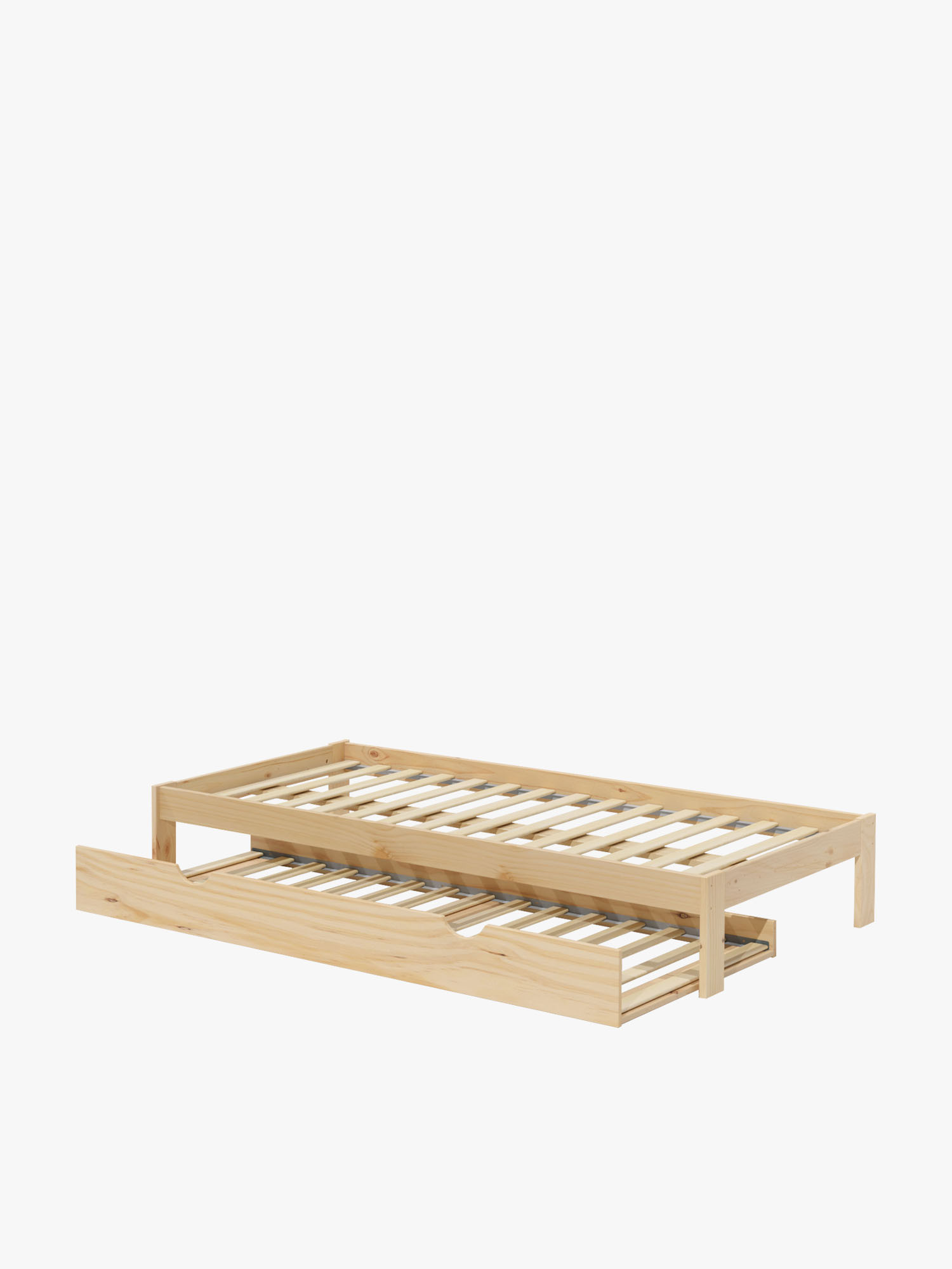 Cama 105 madeira ecológica de pinho com gaveta-cama | LUFE