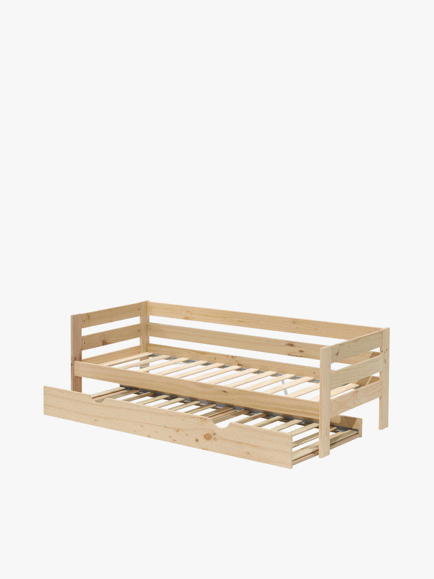 Divã infantil com gaveta-cama LORE em madeira de 80 cm | LUFE